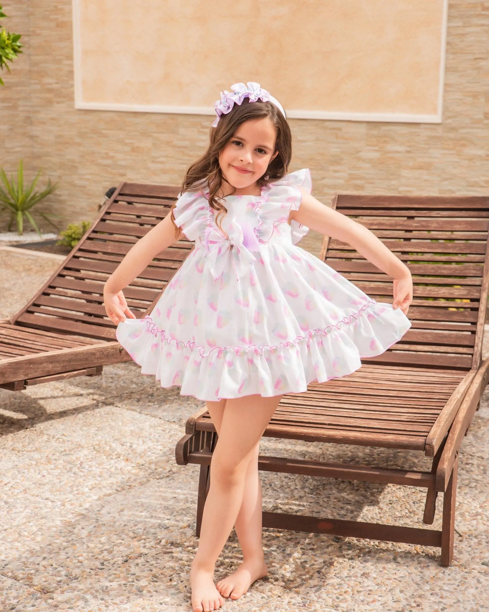 CLEARANCE SALE - Babine SS24 - Girls Candyfloss Summer Dress