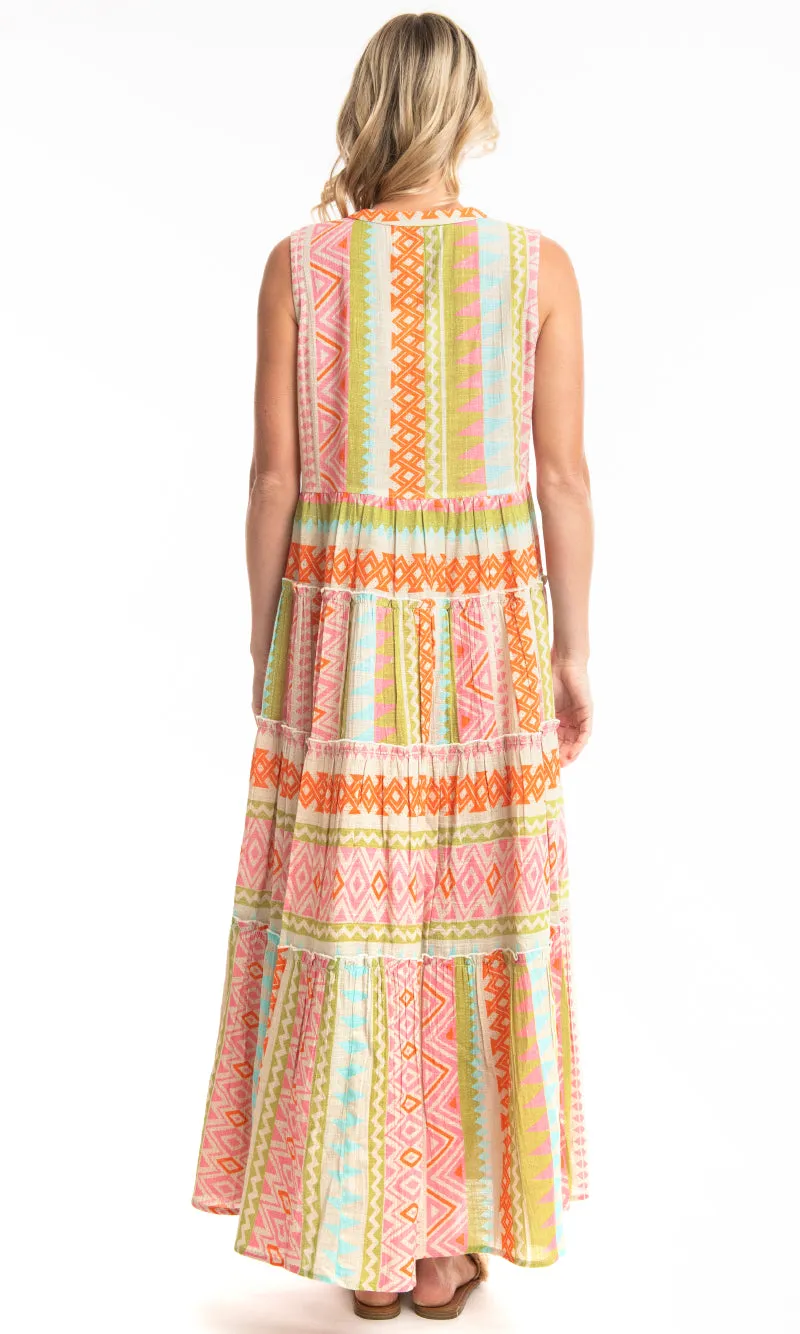 Cotton Dress Maxi Nicole