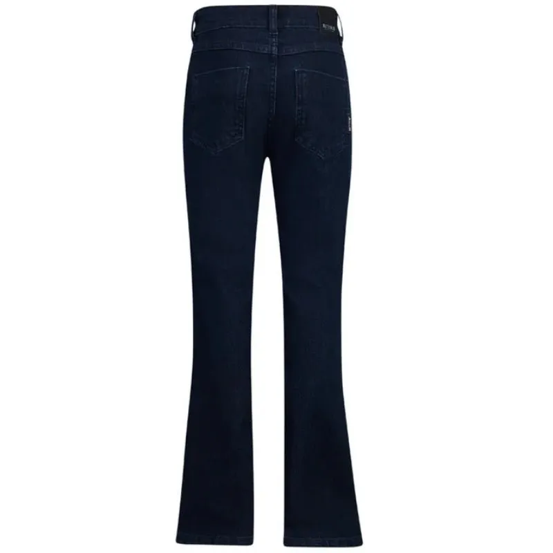 Dark Blue Denim flair jeans Mikkie