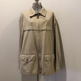 Eddie Bauer Beige Cotton Chore Jacket