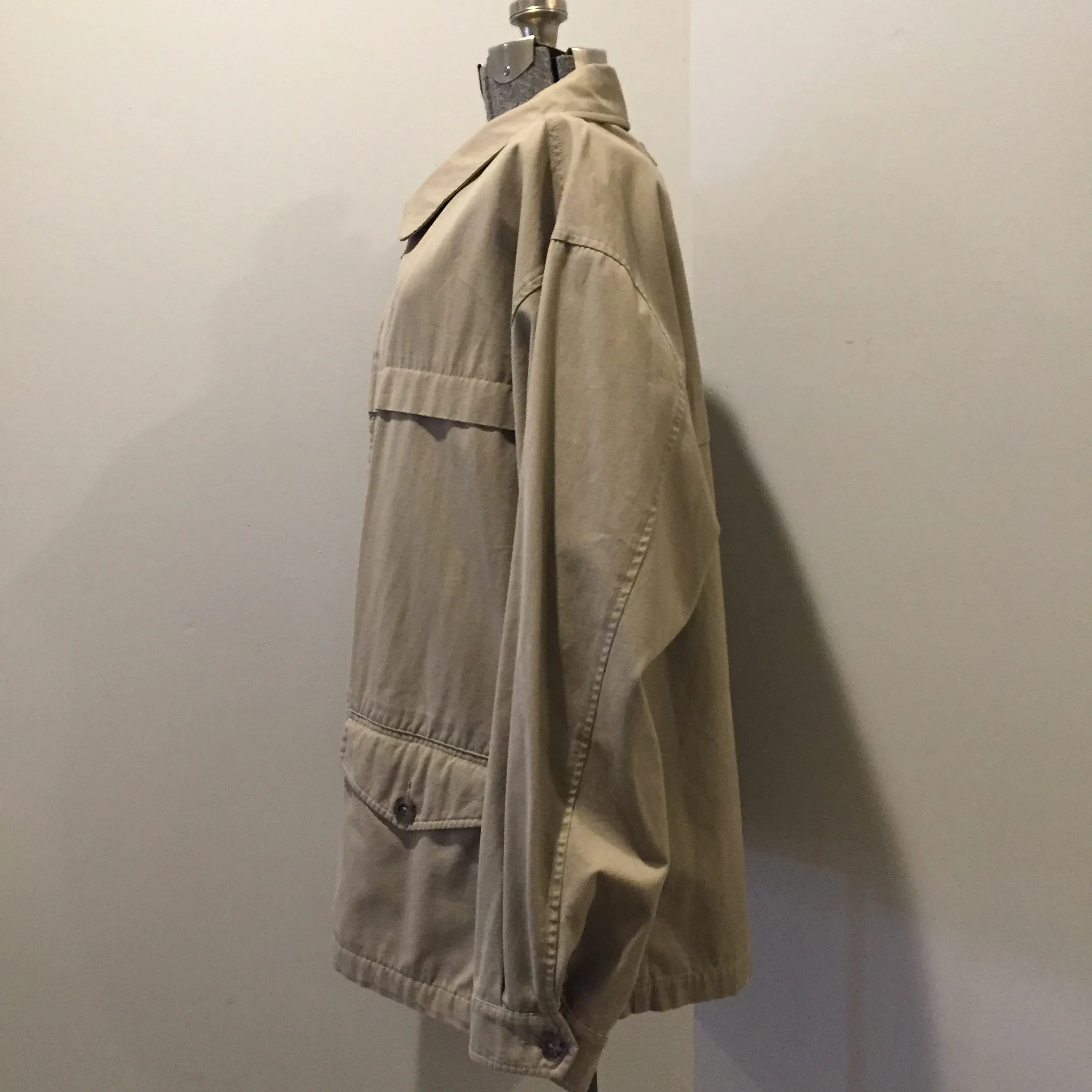 Eddie Bauer Beige Cotton Chore Jacket
