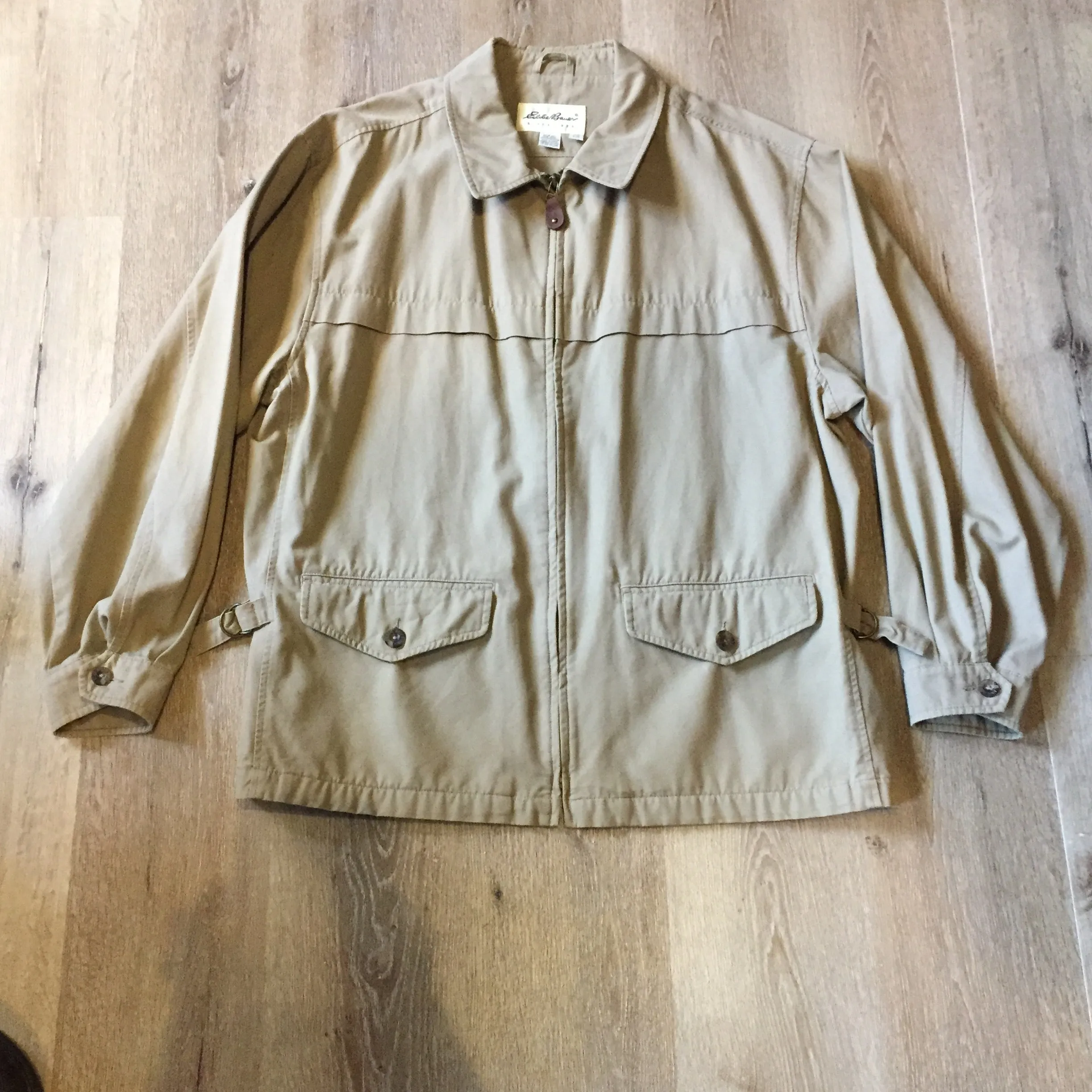 Eddie Bauer Beige Cotton Chore Jacket