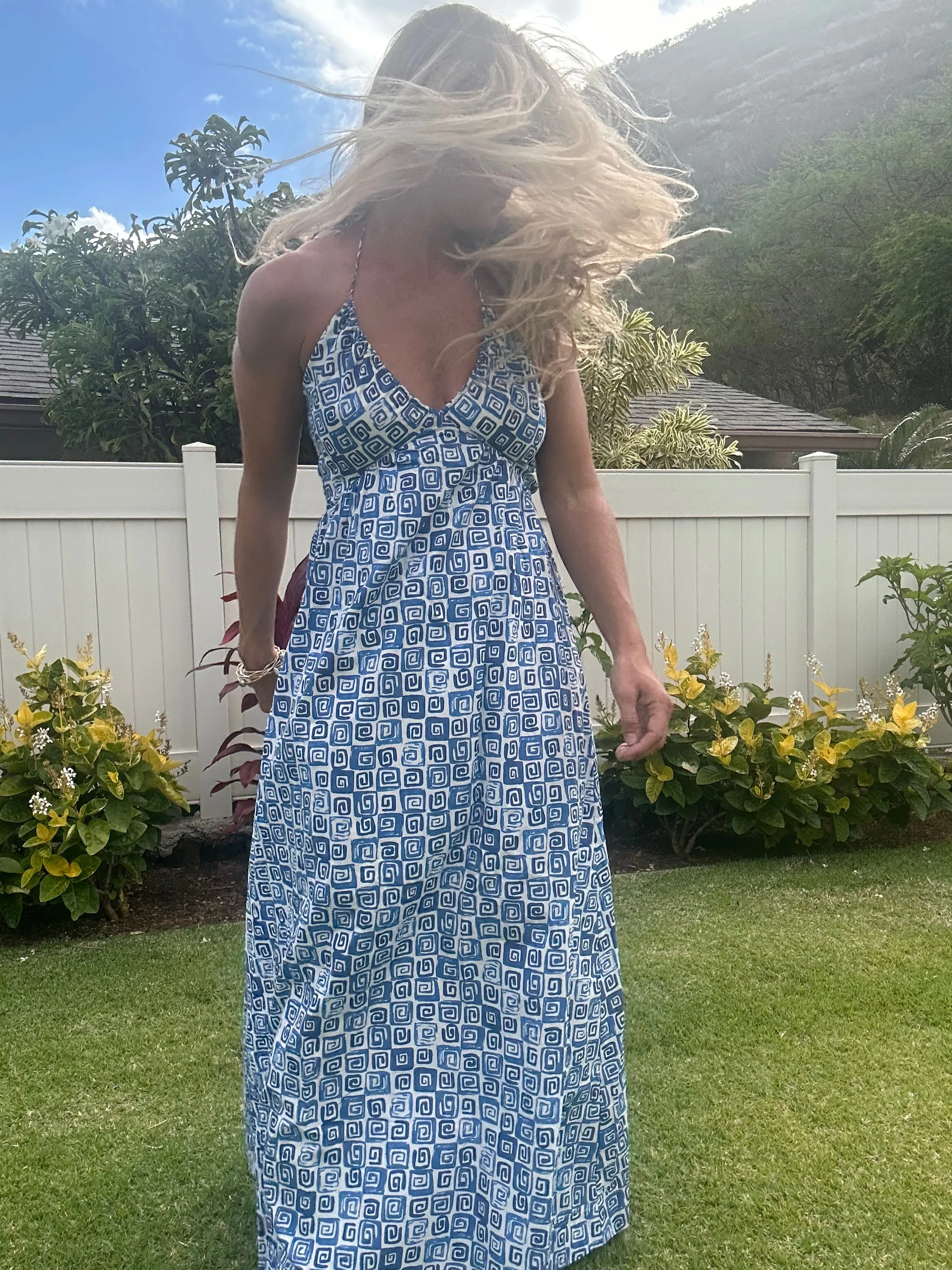 GIRL AND THE SUN Iris maxi dress