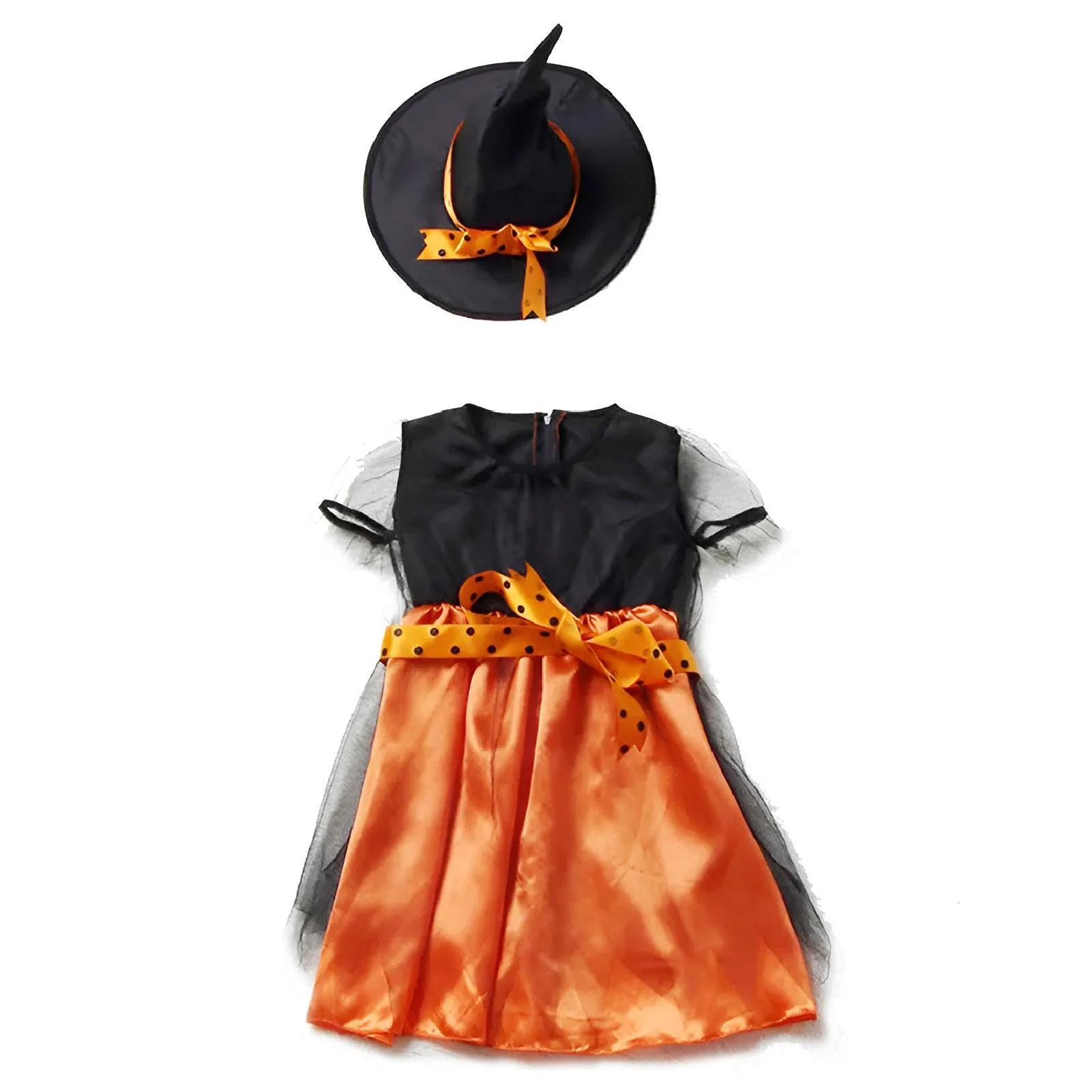 Kids' Halloween Witch Costume With Hat