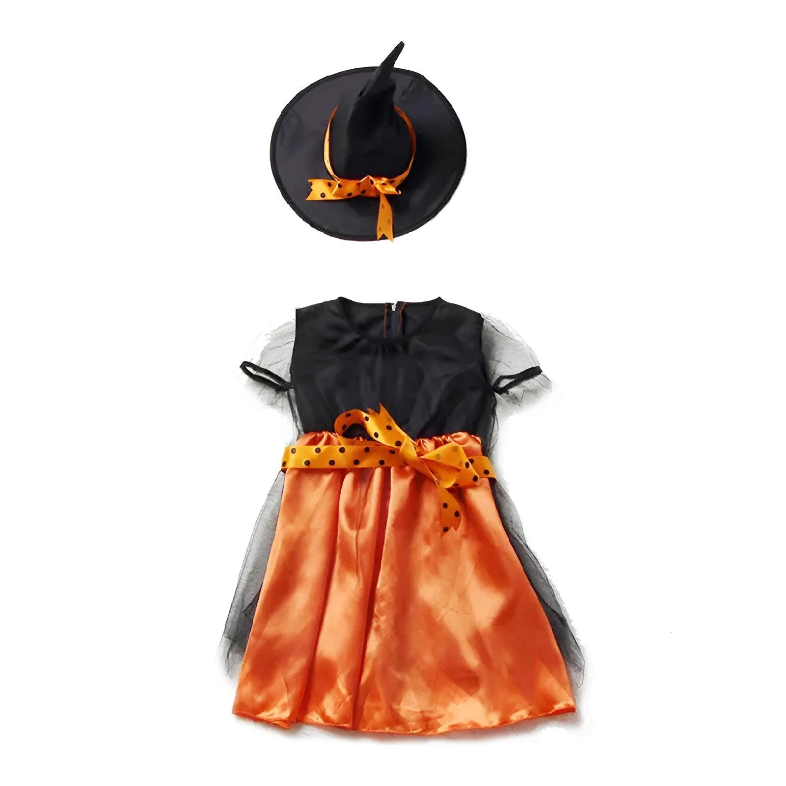 Kids' Halloween Witch Costume With Hat