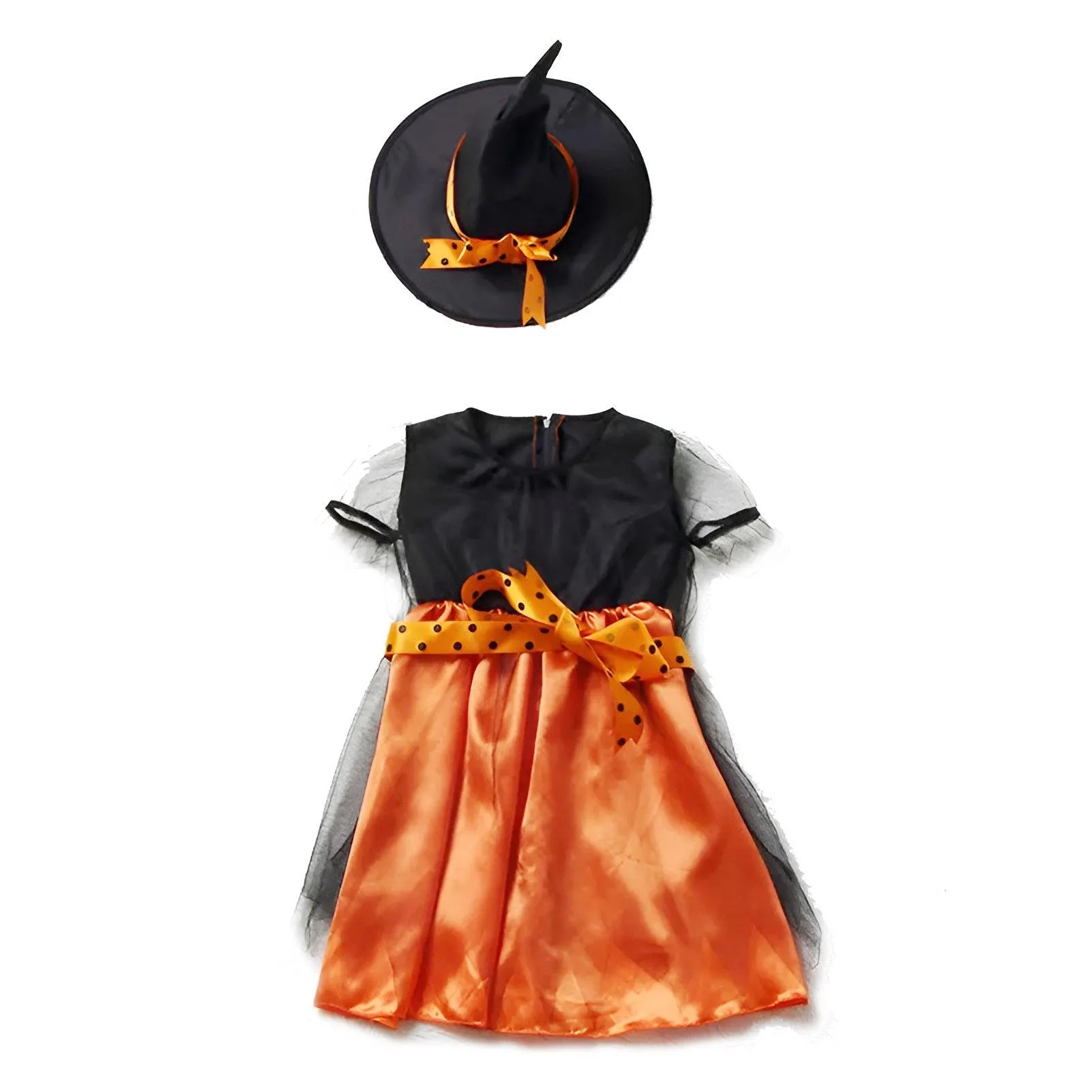 Kids' Halloween Witch Costume With Hat