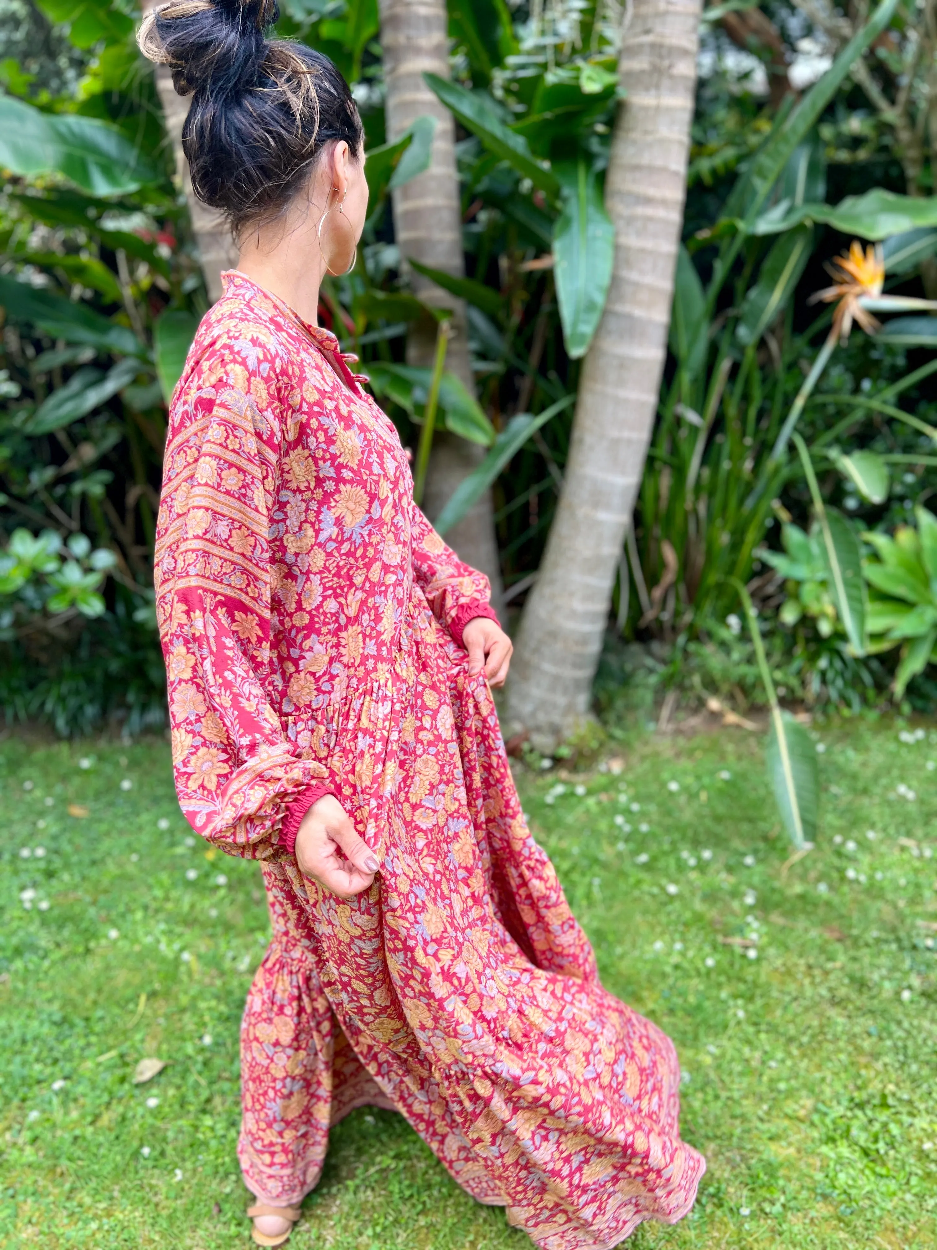 Moonlight Dress - Raspberry Sunset (L)