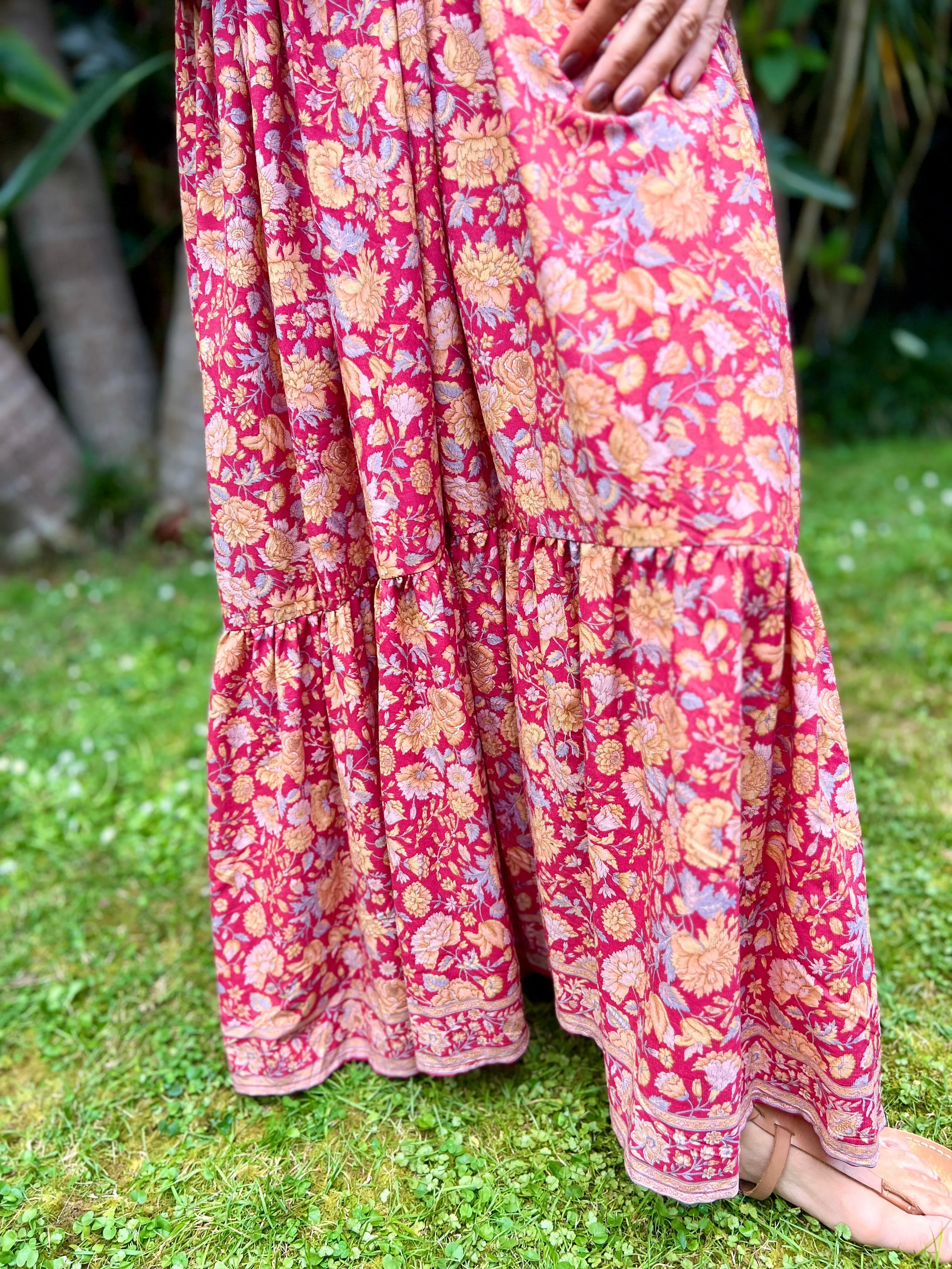 Moonlight Dress - Raspberry Sunset (L)