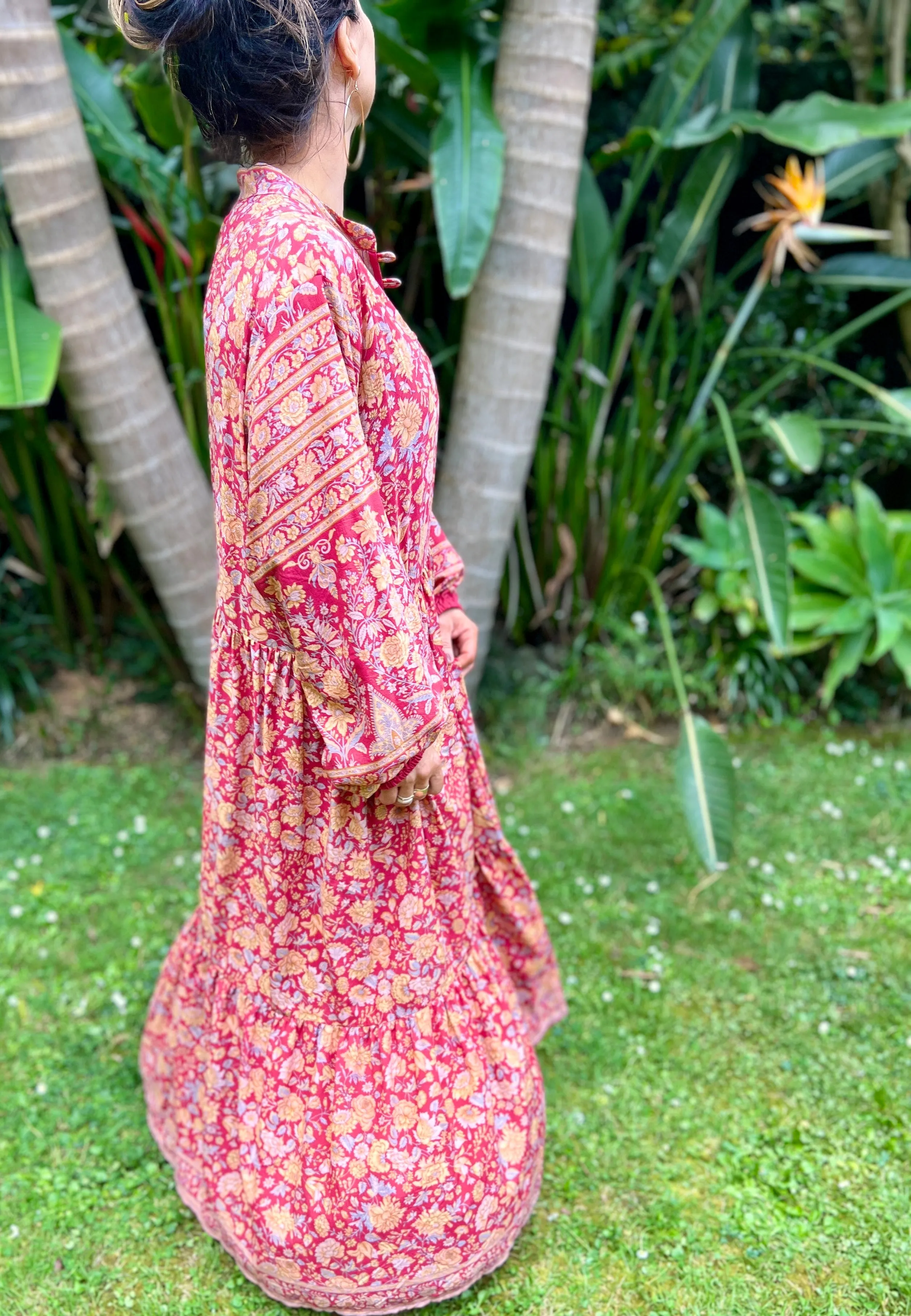 Moonlight Dress - Raspberry Sunset (L)