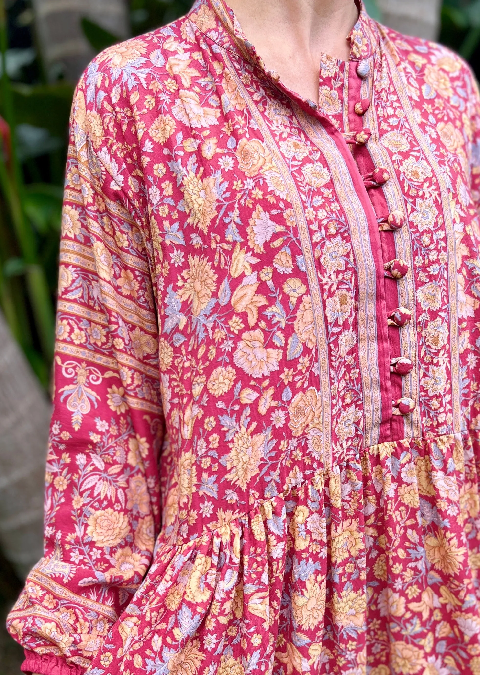 Moonlight Dress - Raspberry Sunset (L)