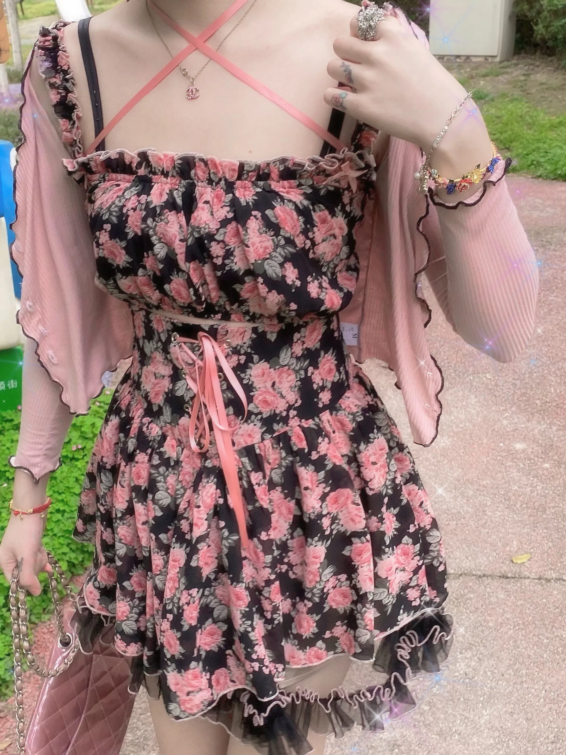 [Premium Selected] Rozen Maiden Floral Set Mini Dress (designer Arilf)