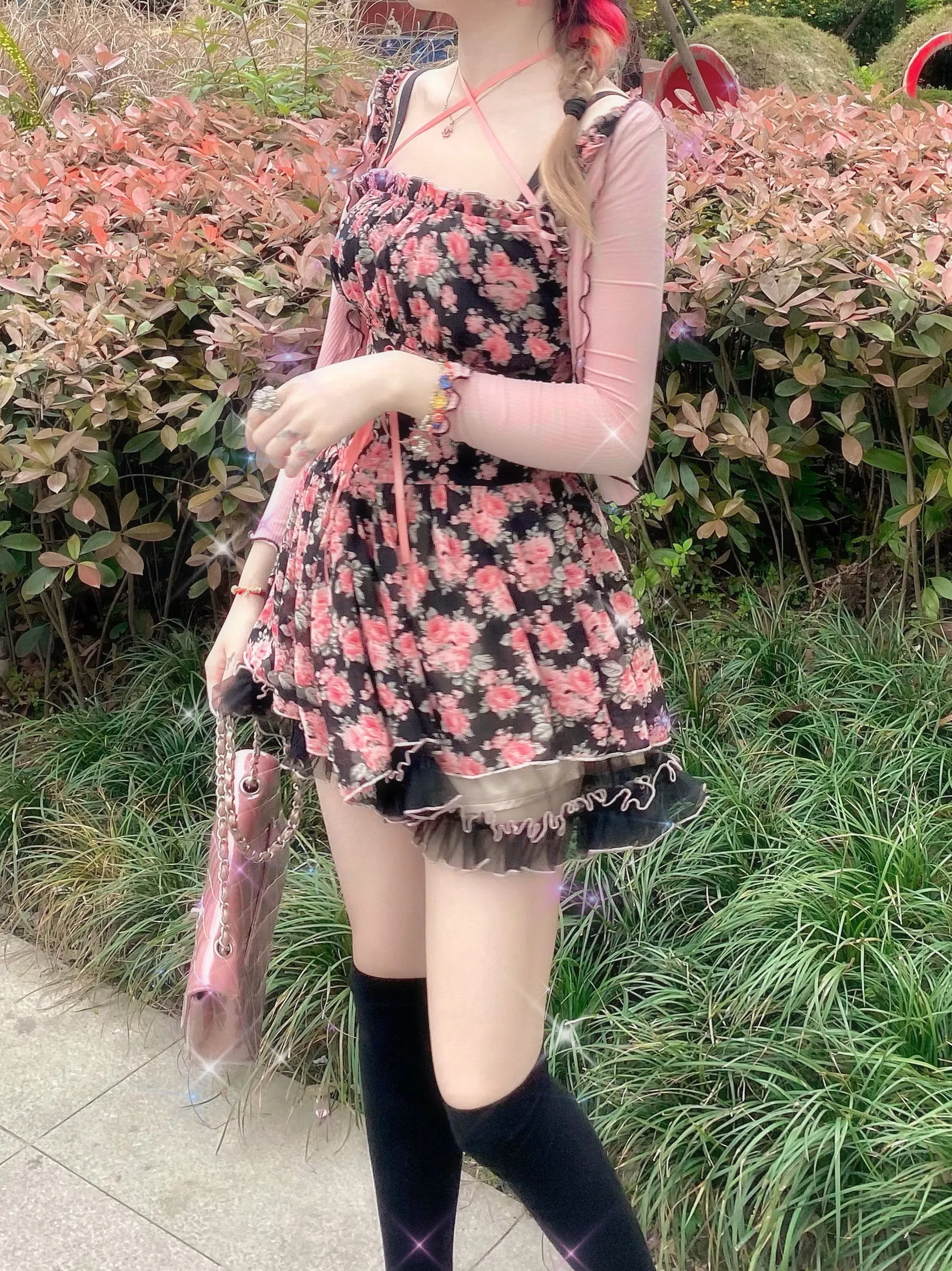 [Premium Selected] Rozen Maiden Floral Set Mini Dress (designer Arilf)