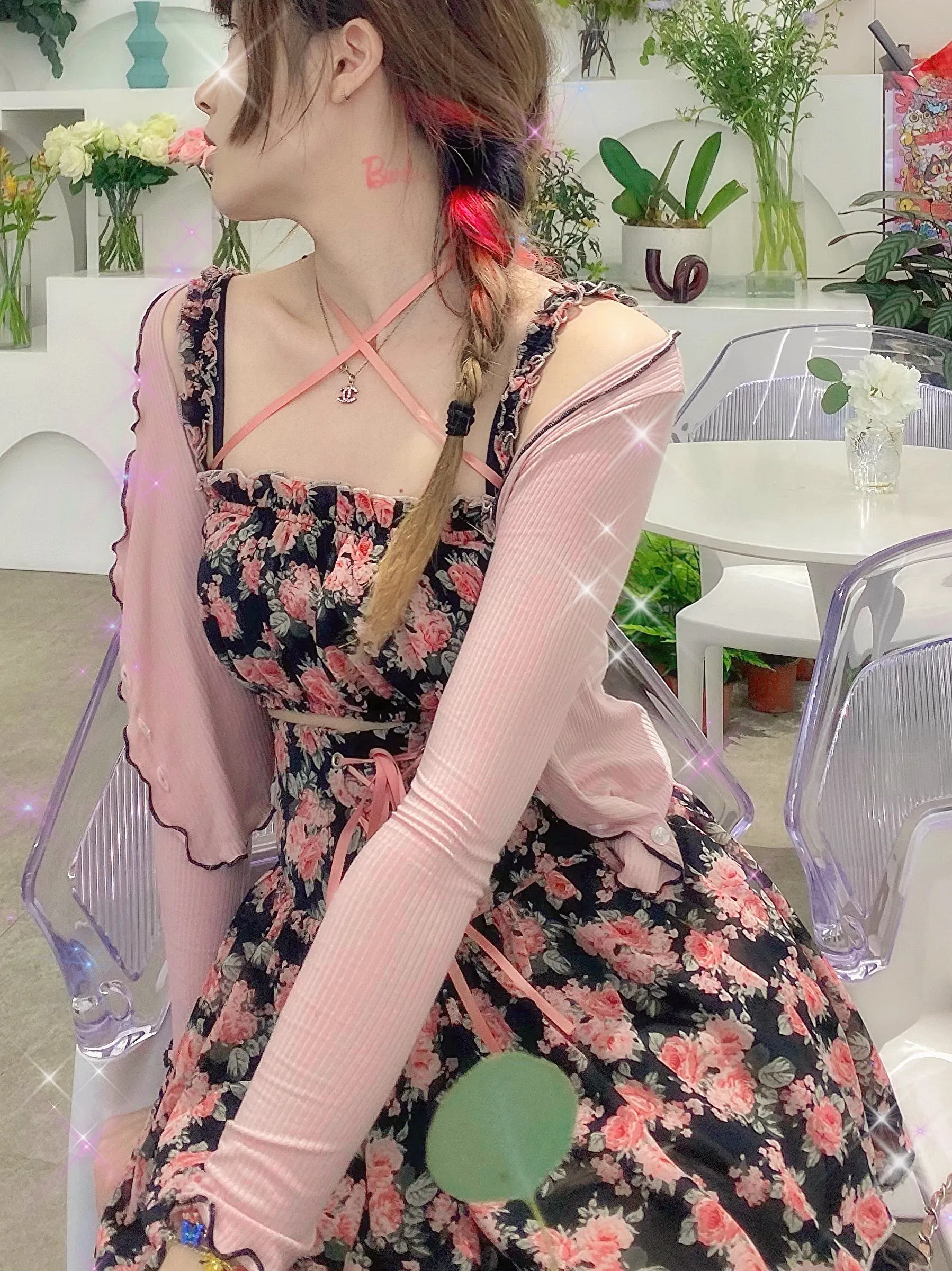 [Premium Selected] Rozen Maiden Floral Set Mini Dress (designer Arilf)