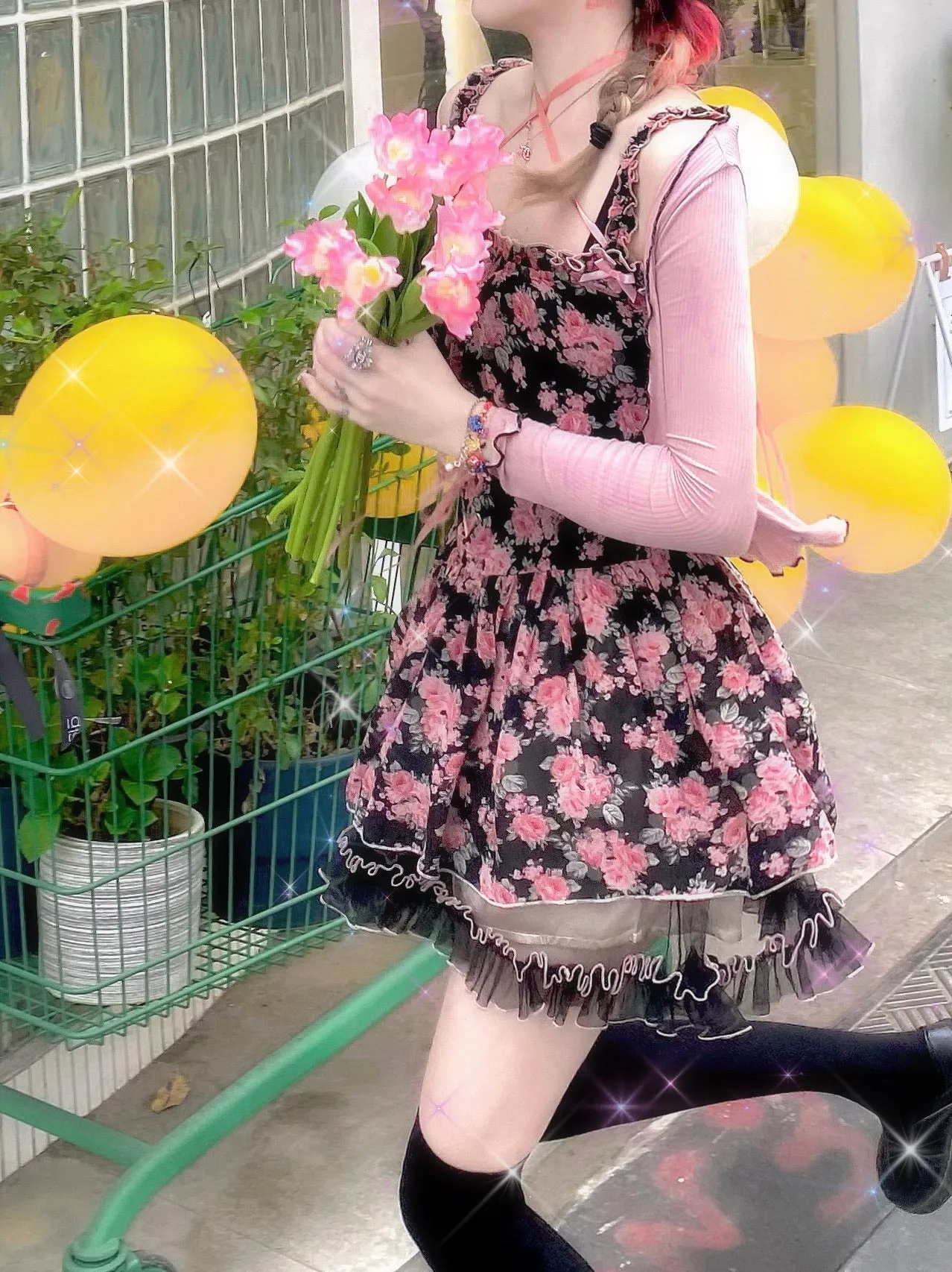 [Premium Selected] Rozen Maiden Floral Set Mini Dress (designer Arilf)