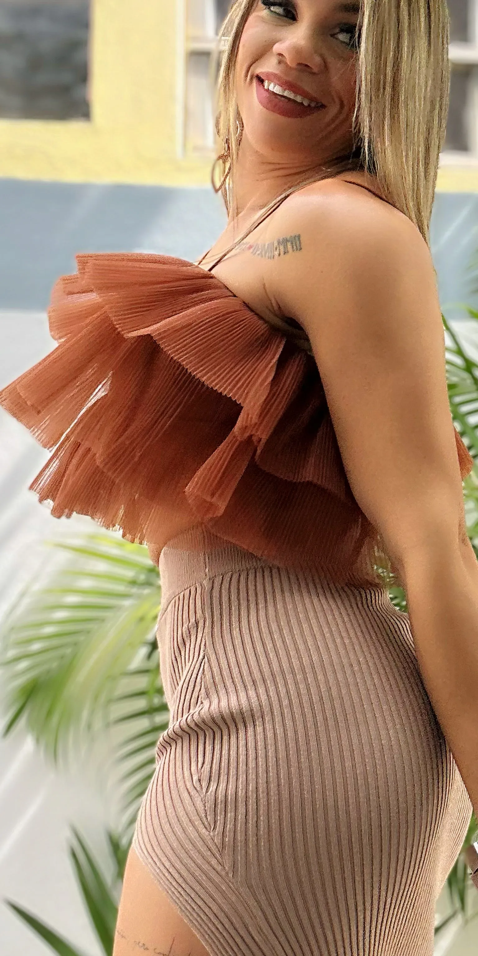 Ruffles Crop Top