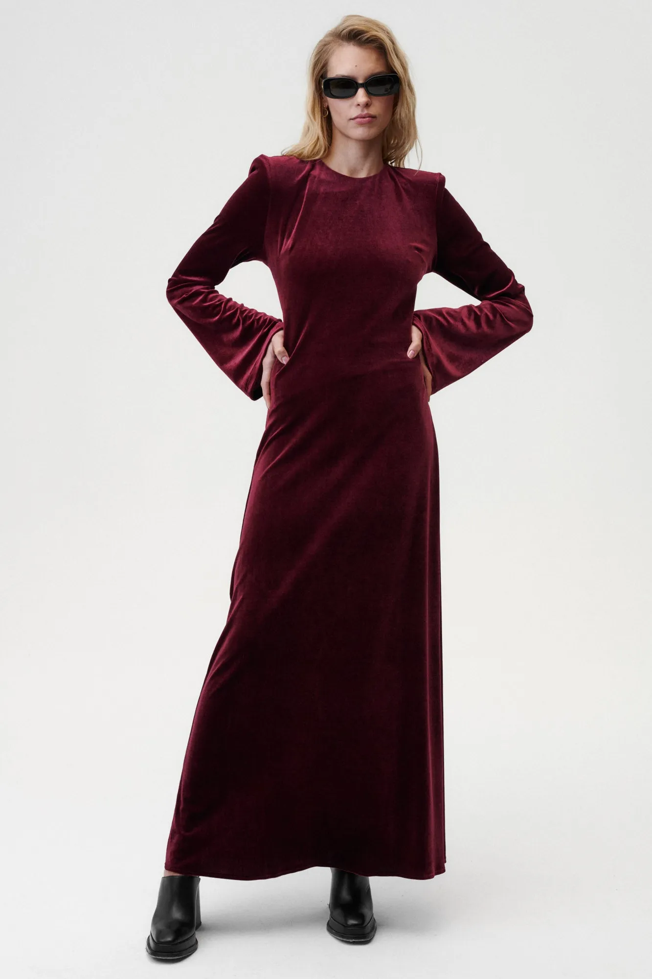Scandale Dress Burgundy
