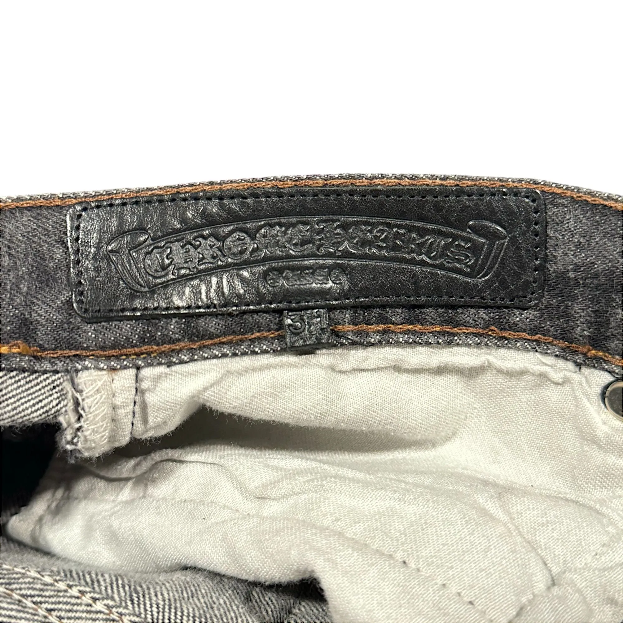 Stencil Cross Patch Levi's Jeans