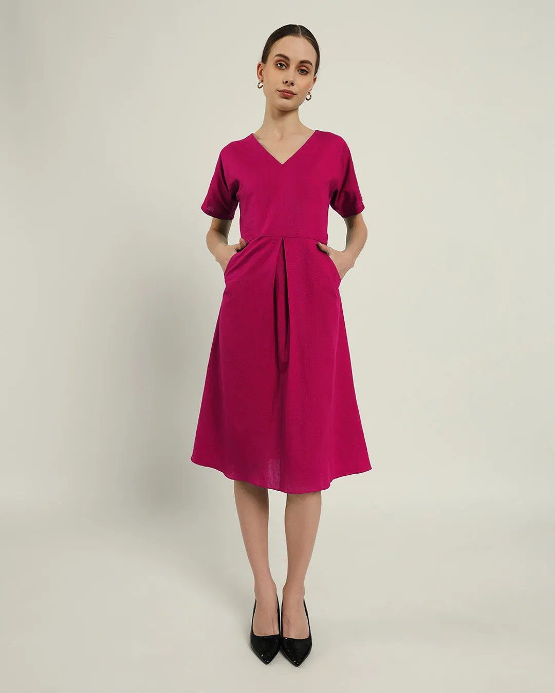 The Memphis Berry Cotton Dress