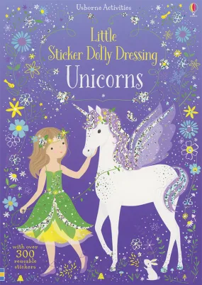 Usborne Little Sticker Dolly Dressing Unicorns