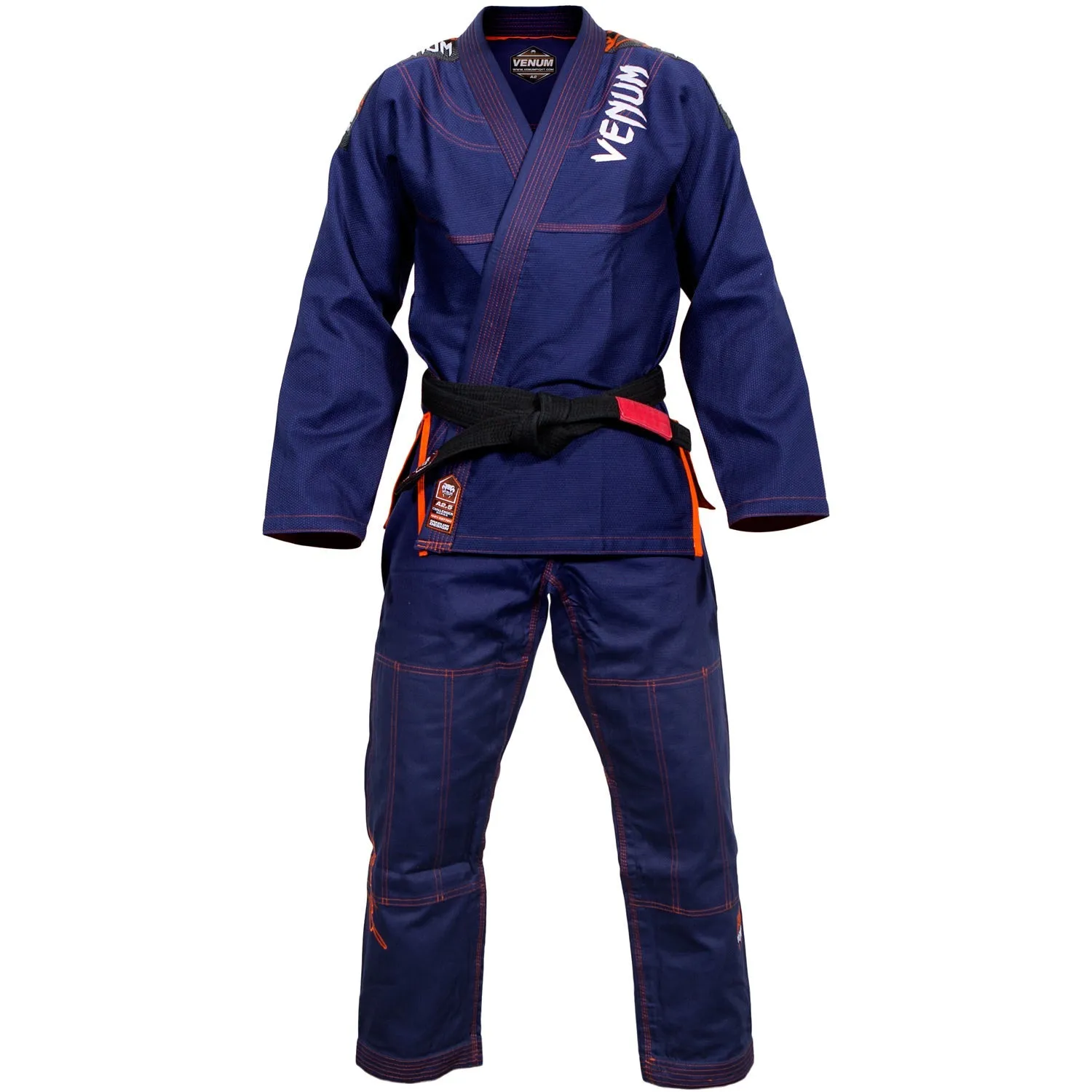Venum Challenger 3.0 BJJ GI - Navy Blue/Orange