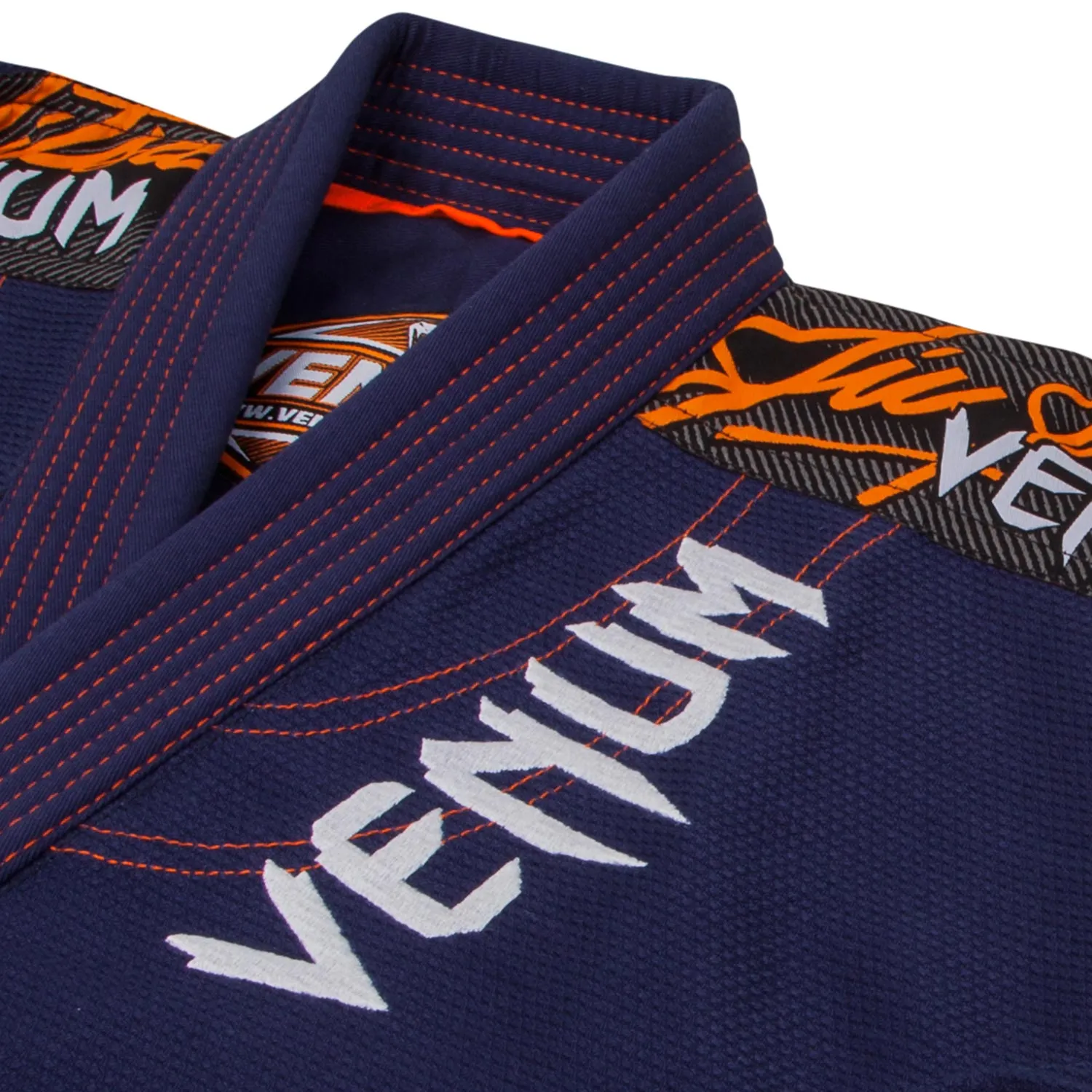 Venum Challenger 3.0 BJJ GI - Navy Blue/Orange