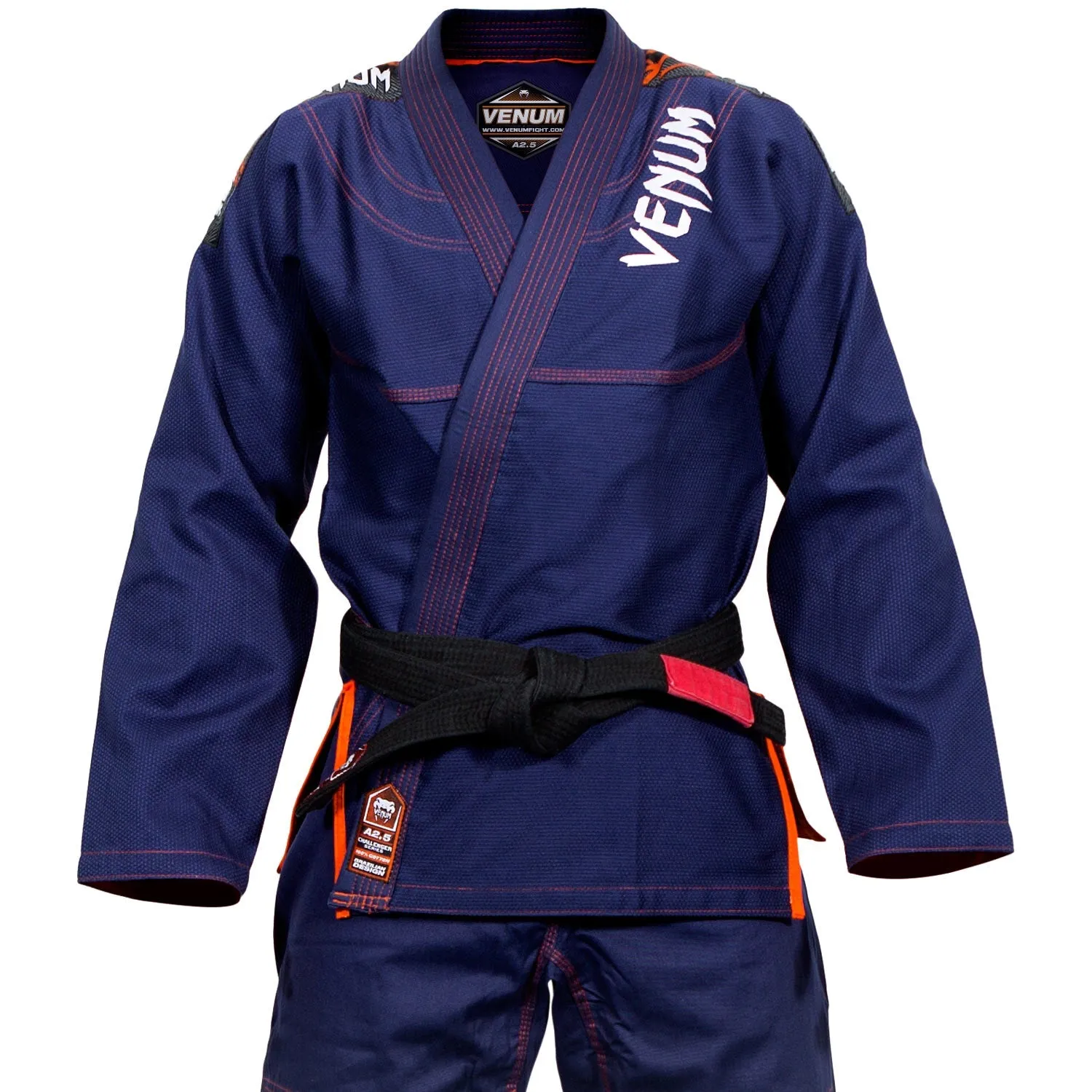 Venum Challenger 3.0 BJJ GI - Navy Blue/Orange