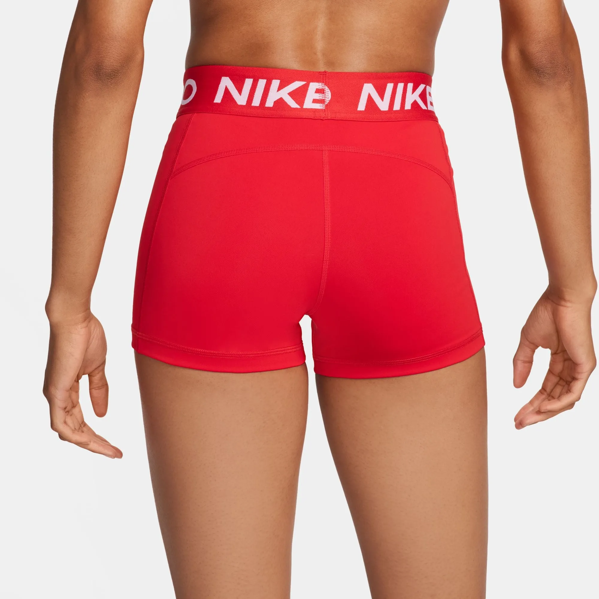 Women's Pro 3" Shorts (658 - University Red/White)