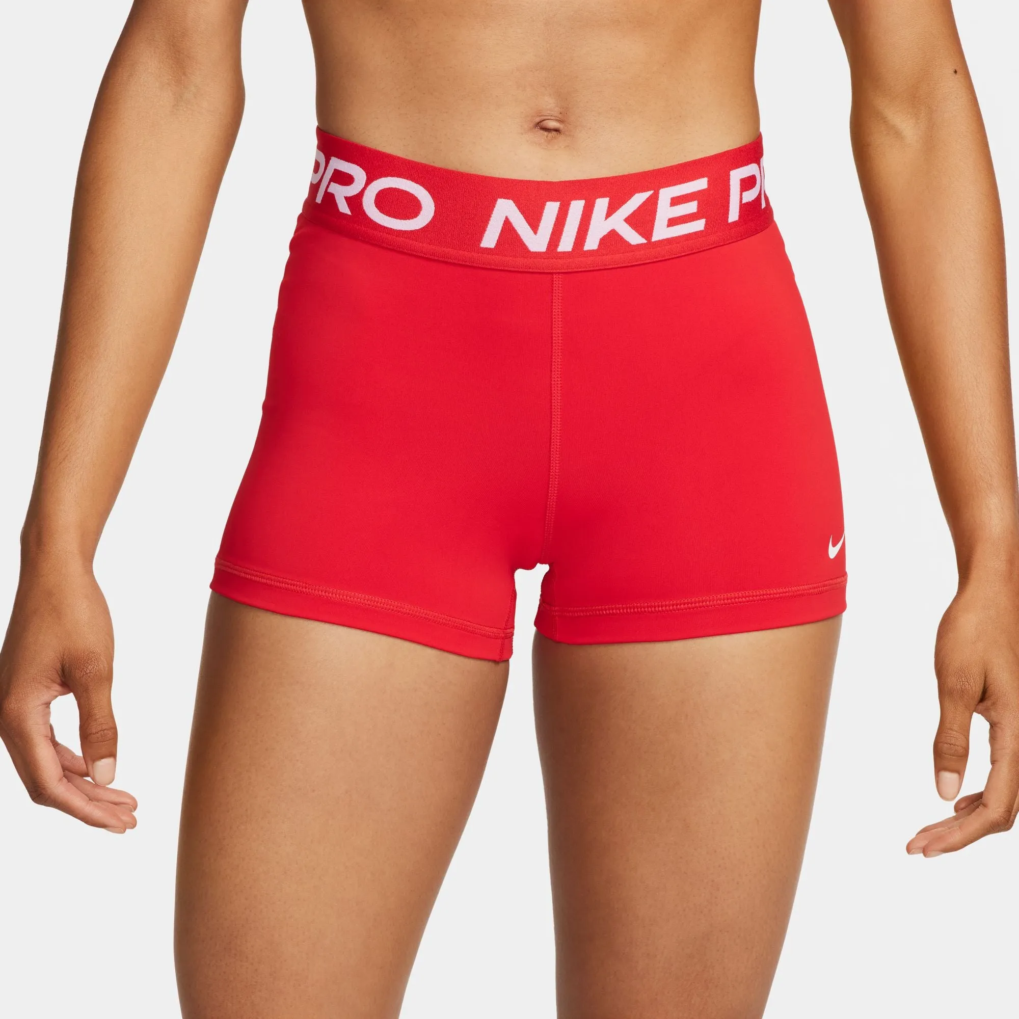 Women's Pro 3" Shorts (658 - University Red/White)